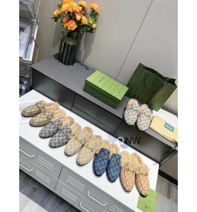 Gucci half slippers 36-46 fur