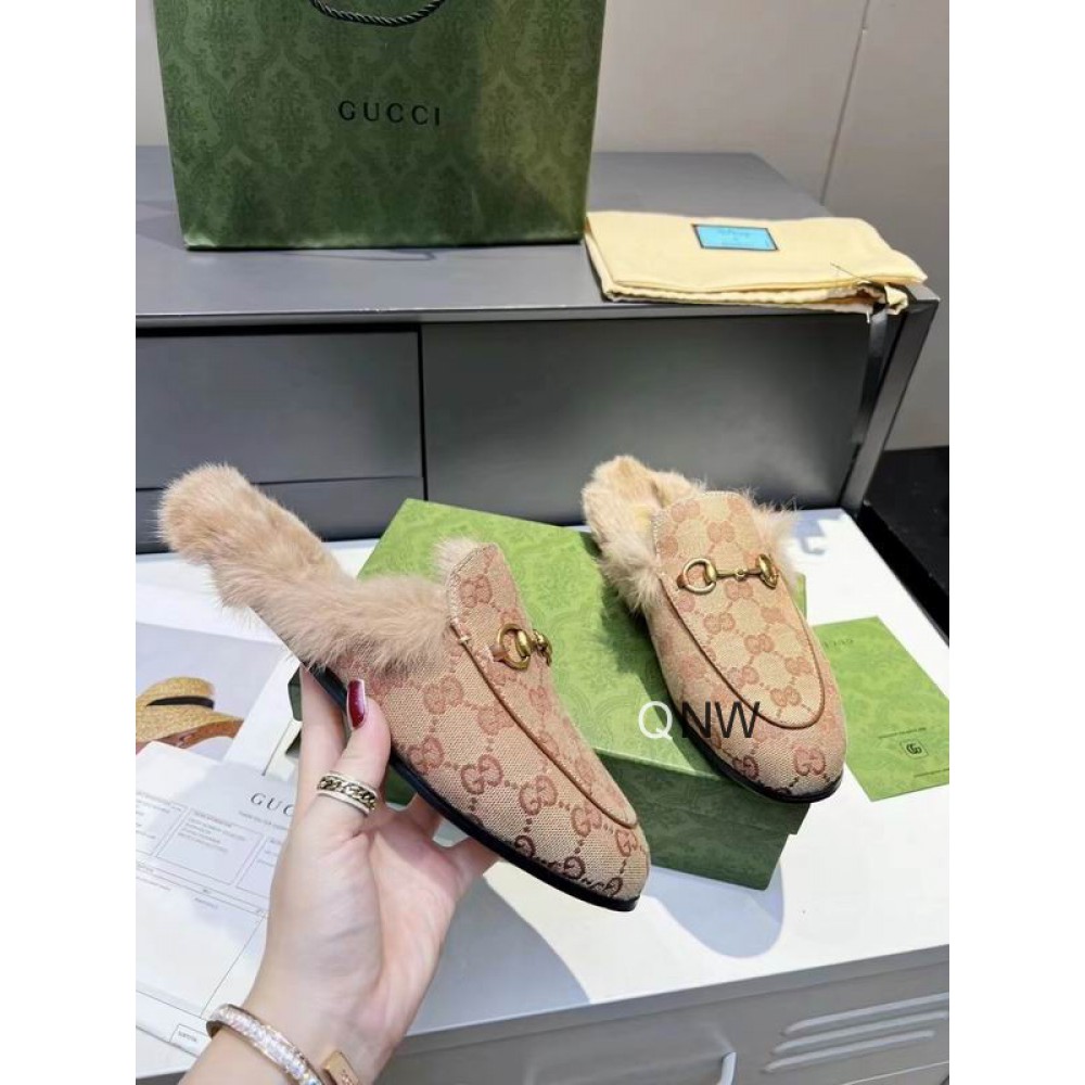 Gucci half slippers 36-46 fur Shoes