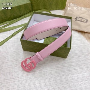 Gucci belt 3cm pink 95-125cm Accesories