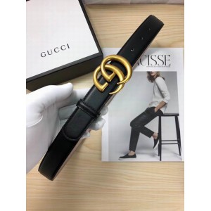 Gucci belt 3cm black gold 95-125cm Accesories