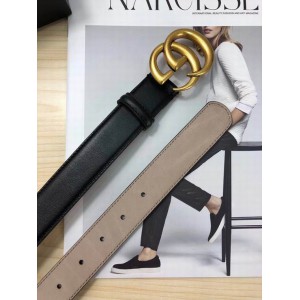 Gucci belt 3cm black gold 95-125cm Accesories
