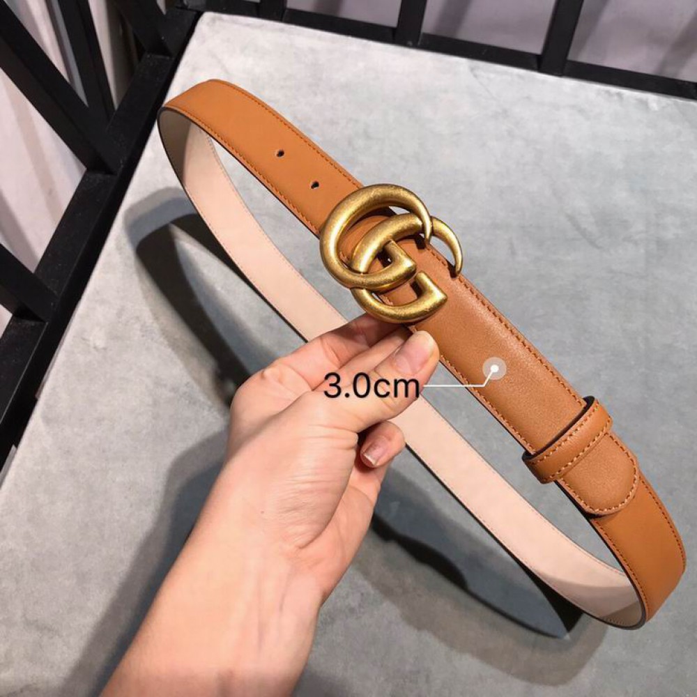 Gucci belt 3cm brown 95-125cm Accesories