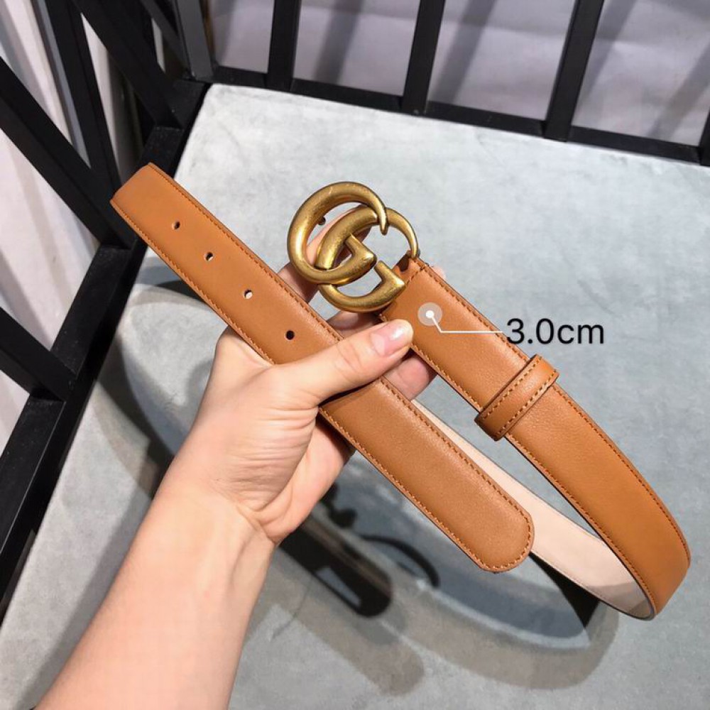Gucci belt 3cm brown 95-125cm Accesories