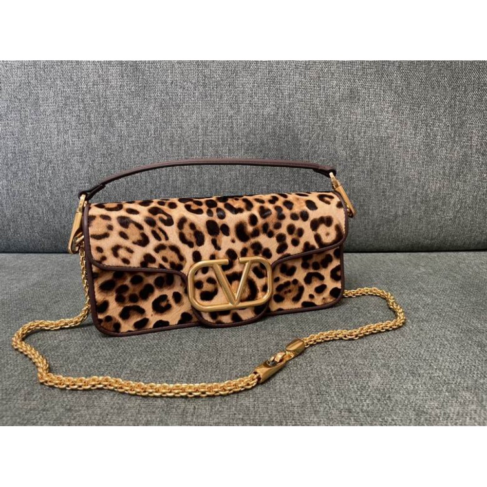 Valentino LOCÒ CALFSKIN SHOULDER BAG 27x13cm Bags