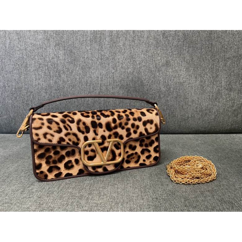 Valentino LOCÒ CALFSKIN SHOULDER BAG 27x13cm Bags