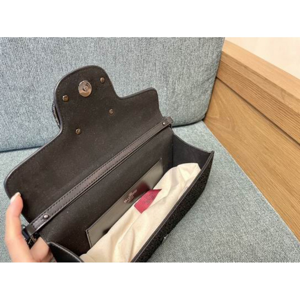 Valentino LOCÒ CRYSTALS SHOULDER BAG 27X13CM Bags