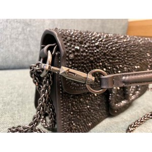 Valentino LOCÒ CRYSTALS SHOULDER BAG 27X13CM Bags