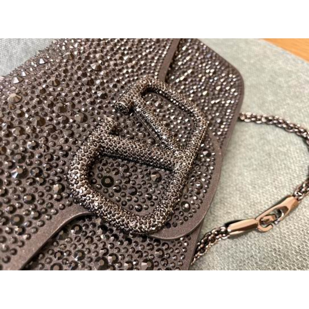 Valentino LOCÒ CRYSTALS SHOULDER BAG 27X13CM Bags