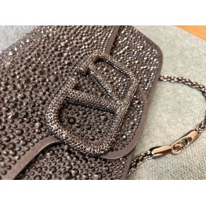 Valentino LOCÒ CRYSTALS SHOULDER BAG 27X13CM Bags