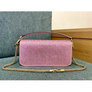 Valentino LOCÒ CRYSTALS SHOULDER BAG 27X13CM Bags