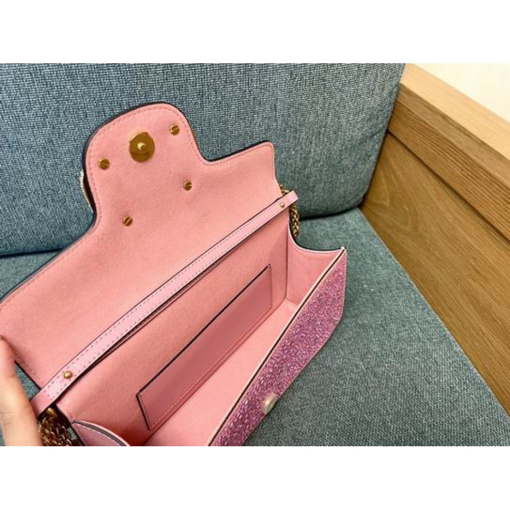 Valentino LOCÒ CRYSTALS SHOULDER BAG 27X13CM Bags