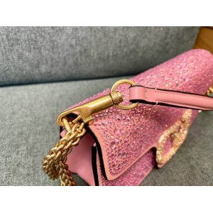 Valentino LOCÒ CRYSTALS SHOULDER BAG 27X13CM Bags