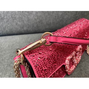 Valentino LOCÒ CRYSTALS SHOULDER BAG 27X13CM Bags