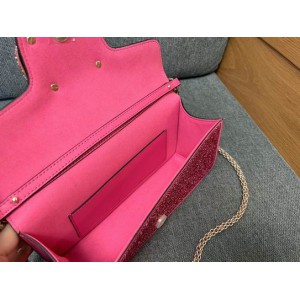 Valentino LOCÒ CRYSTALS SHOULDER BAG 27X13CM Bags