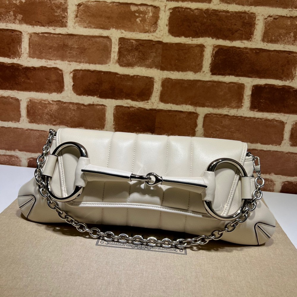 GUCCI HORSEBIT CHAIN MEDIUM SHOULDER BAG 38cm Bags