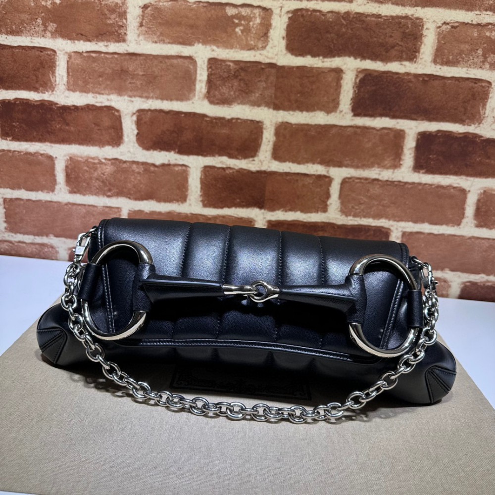 GUCCI HORSEBIT CHAIN MEDIUM SHOULDER BAG 38cm Bags