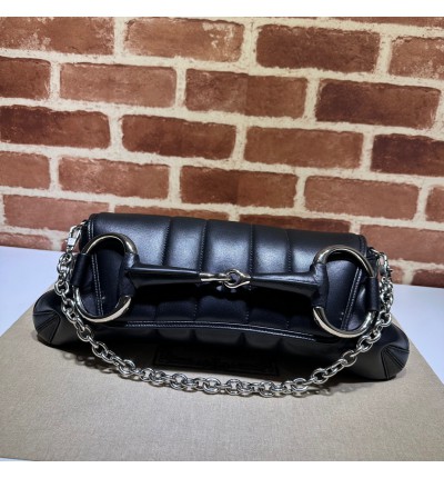 GUCCI HORSEBIT CHAIN MEDIUM SHOULDER BAG 38cm