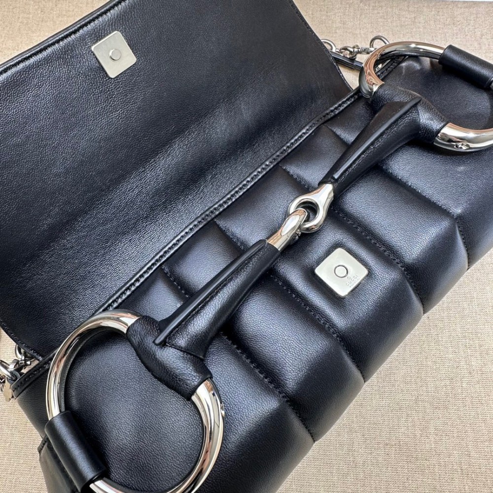 GUCCI HORSEBIT CHAIN MEDIUM SHOULDER BAG 38cm Bags
