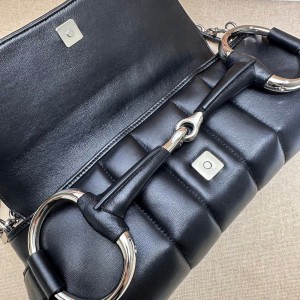 GUCCI HORSEBIT CHAIN MEDIUM SHOULDER BAG 38cm Bags