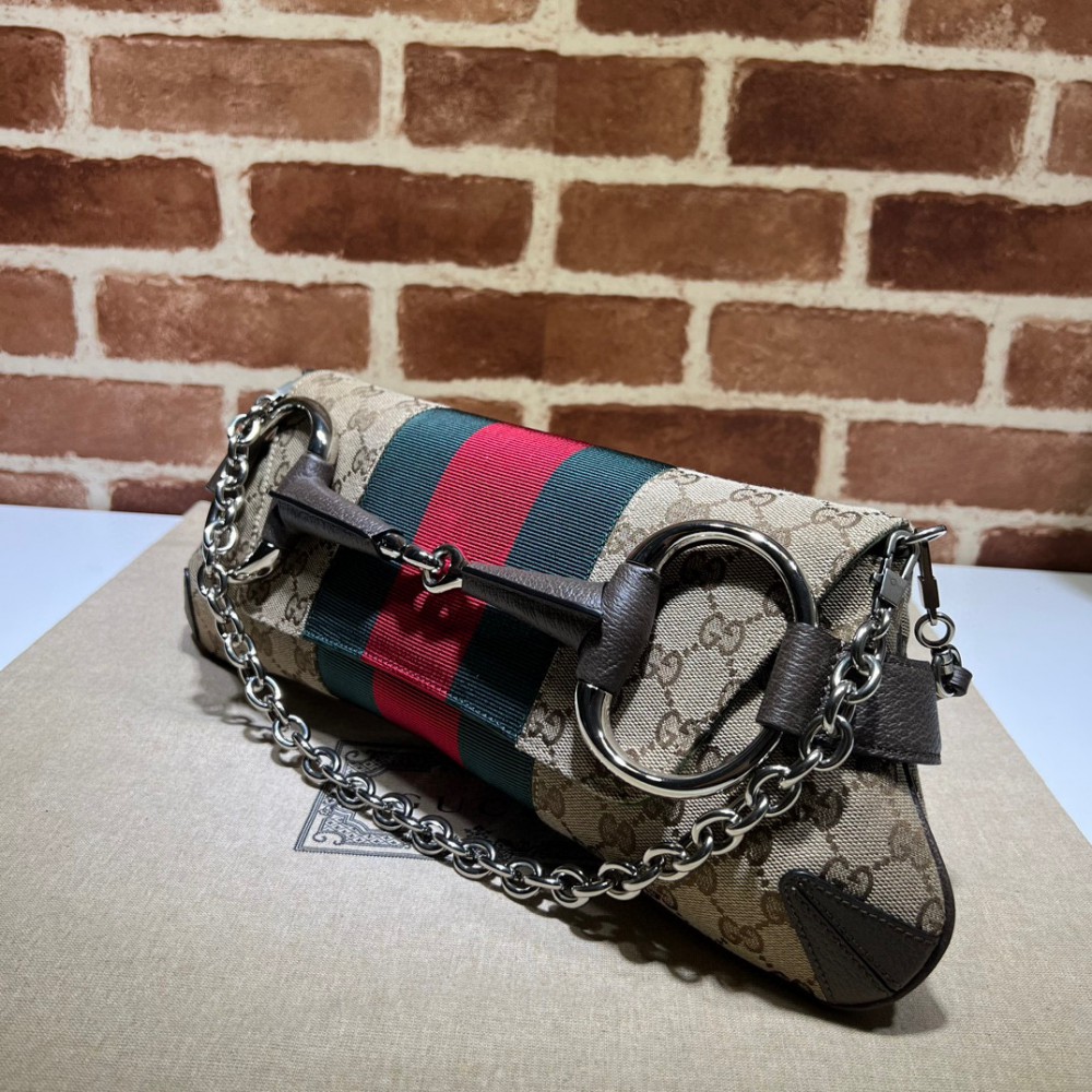 GUCCI HORSEBIT CHAIN MEDIUM SHOULDER BAG 38cm Bags
