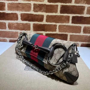 GUCCI HORSEBIT CHAIN MEDIUM SHOULDER BAG 38cm Bags