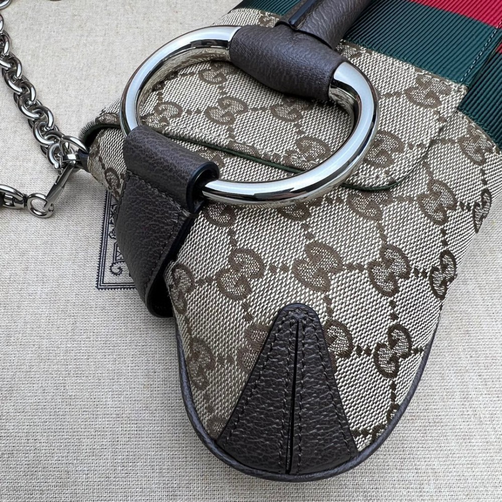 GUCCI HORSEBIT CHAIN MEDIUM SHOULDER BAG 38cm Bags