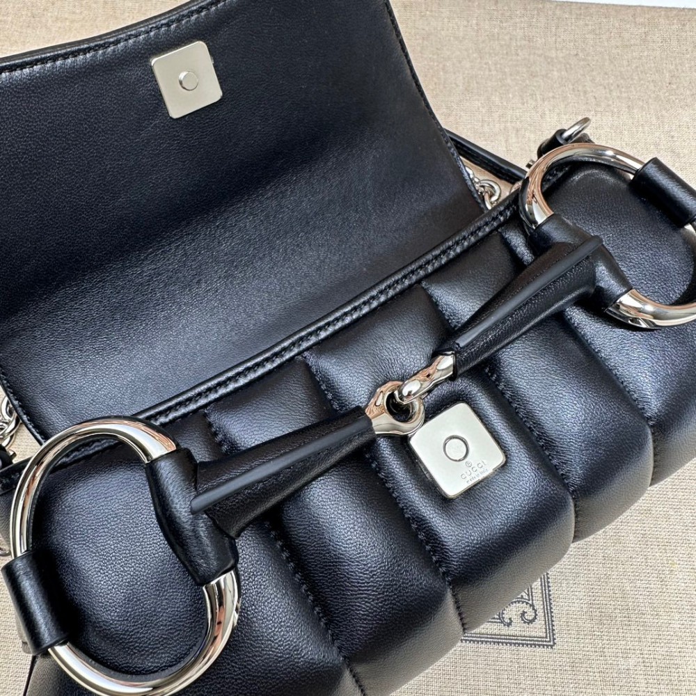 GUCCI HORSEBIT CHAIN SMALL SHOULDER BAG 27cm Bags