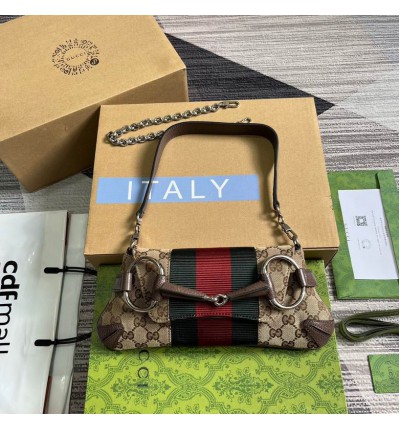 GUCCI HORSEBIT CHAIN SMALL SHOULDER BAG 27cm