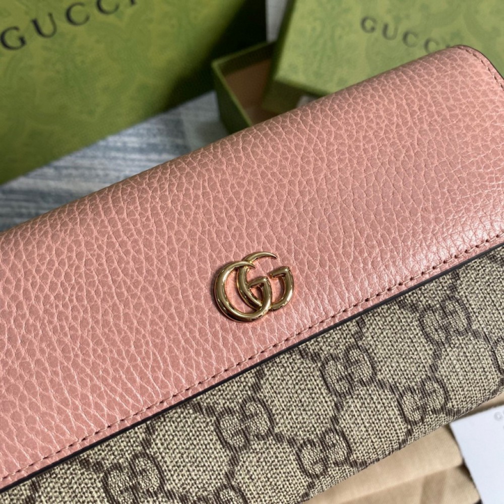 Gucci wallet on chain 19x10x4cm pink Clutches
