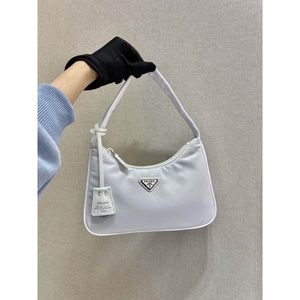 Prada re edition 2000 nylon 23x13x6cm white Bags