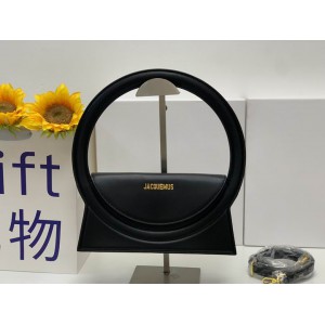 Jacquemus Le sac Rond 26x13cm black Bags