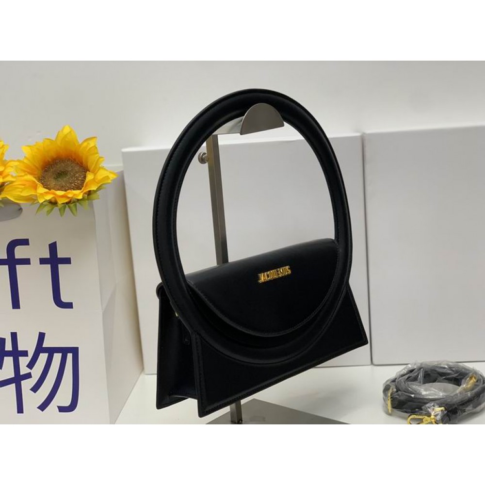 Jacquemus Le sac Rond 26x13cm black Bags