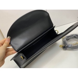 Jacquemus Le sac Rond 26x13cm black Bags