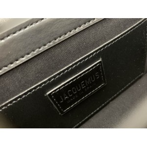 Jacquemus Le sac Rond 26x13cm black Bags