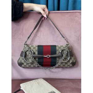 GUCCI HORSEBIT CHAIN MEDIUM SHOULDER BAG 38cm Bags