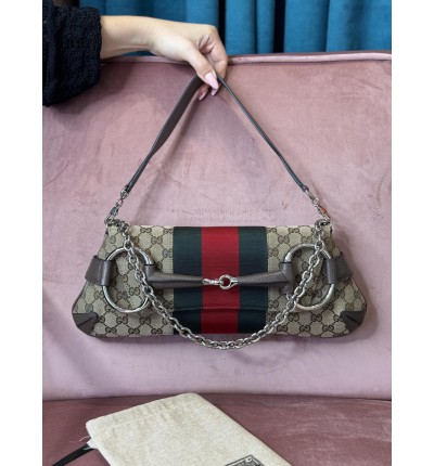 GUCCI HORSEBIT CHAIN MEDIUM SHOULDER BAG 38cm