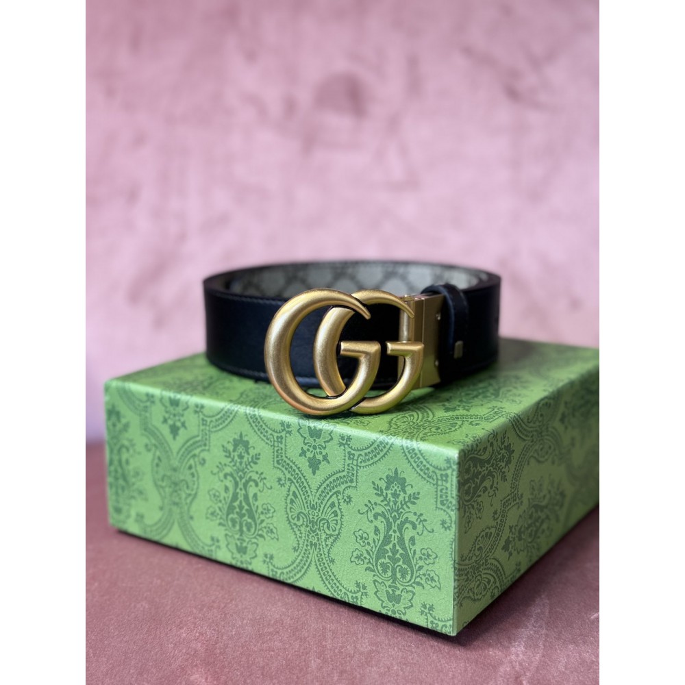 Gucci belt 4cm canvas double face black 110cm max lenght Accesories
