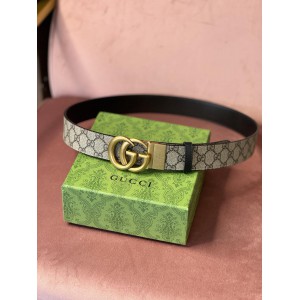 Gucci belt 4cm canvas double face black 110cm max lenght Accesories