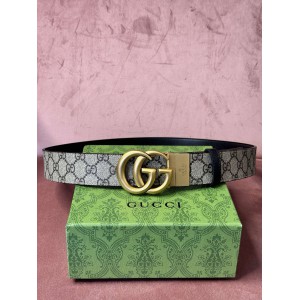 Gucci belt 4cm canvas double face black 110cm max lenght Accesories