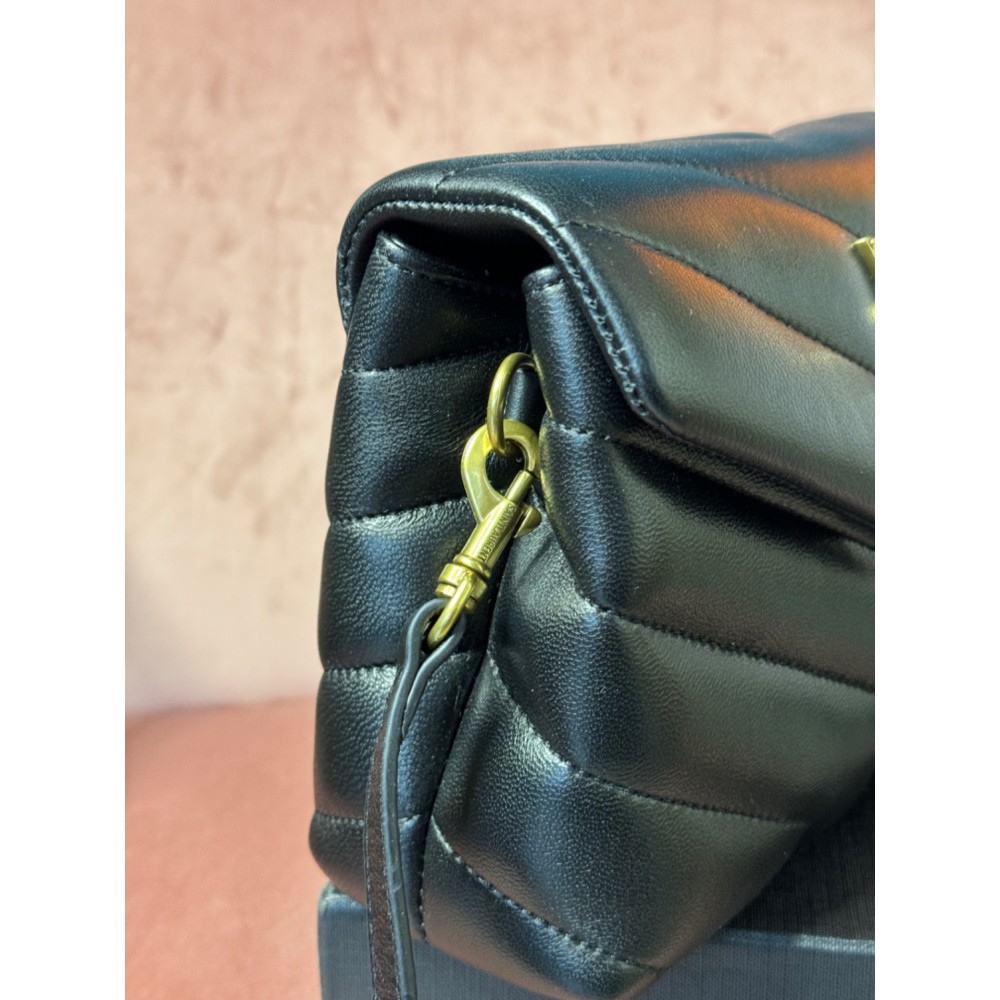 Ysl loulou toy bag 20cm black gold tone Bags