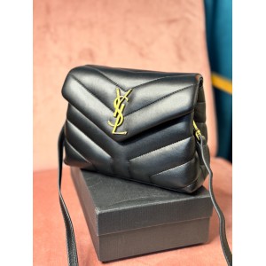 Ysl loulou toy bag 20cm black gold tone Bags