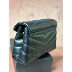 Ysl loulou toy bag 20cm black gold tone Bags