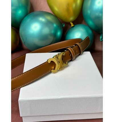Celine belt 2.5cm brown