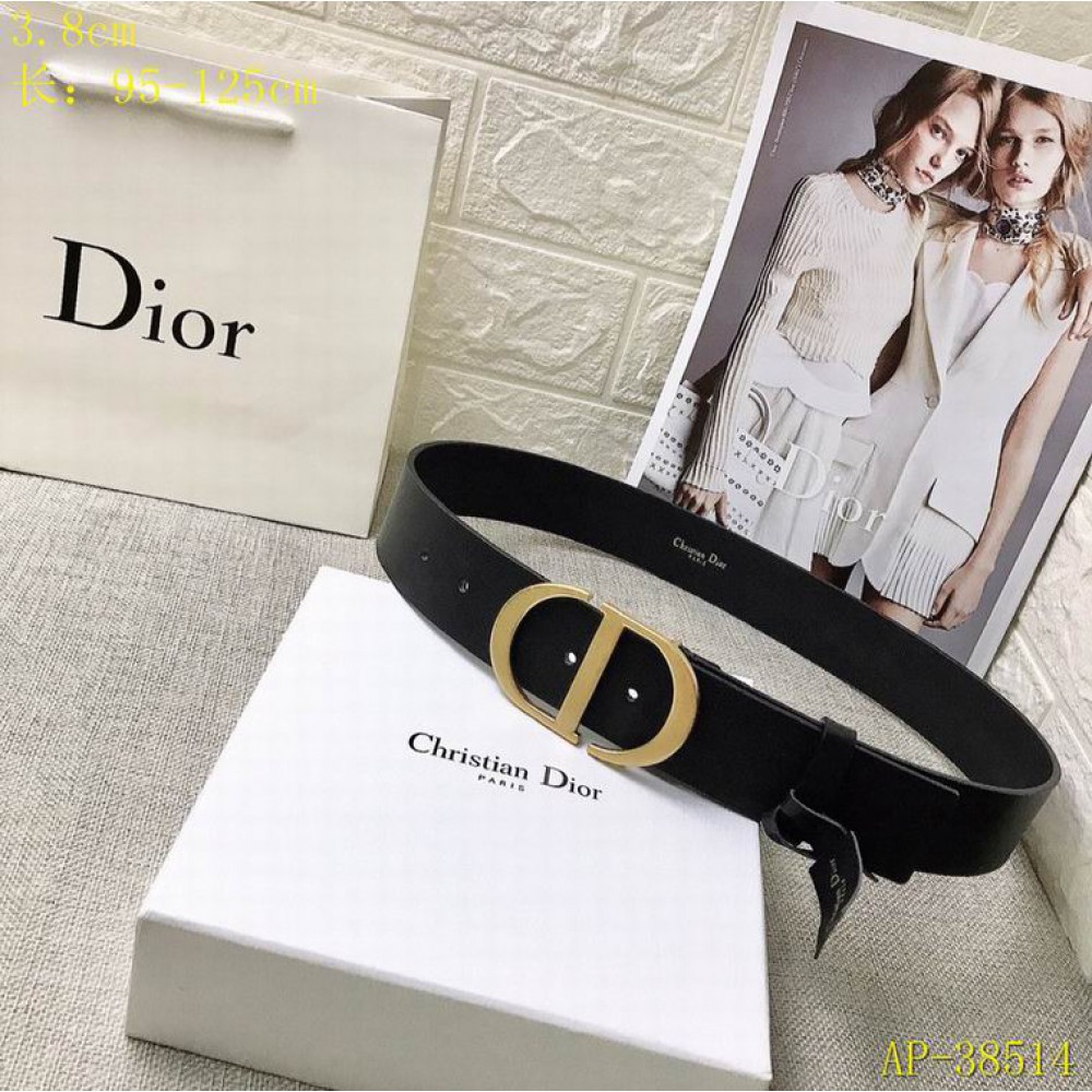 Dior belt 4 cm black Accesories