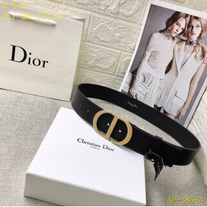 Dior belt 4 cm black Accesories