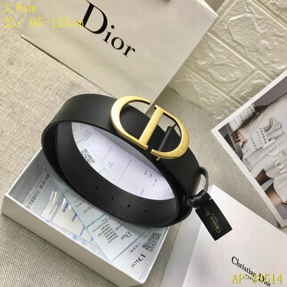 Dior belt 4 cm black Accesories