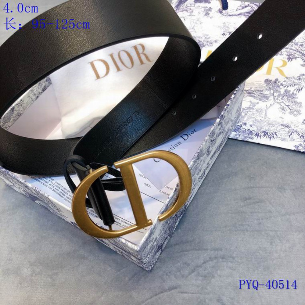 Dior belt 4 cm black Accesories
