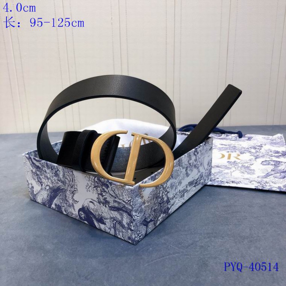 Dior belt 4 cm black Accesories