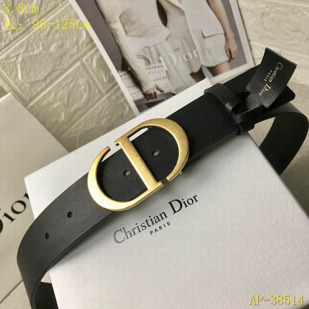 Dior belt 4 cm black Accesories