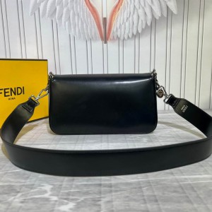 Fendi baguette leather black 26cm Bags